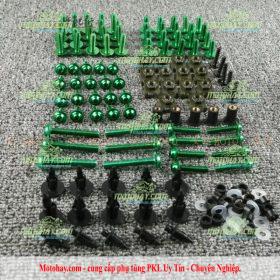 Nhôm mầu xanh lá