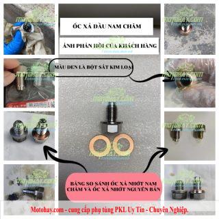 Ốc xả dầu có nam châm Z400 Ninja400 Z650 Ninja650 Z800 Z900 Z1000