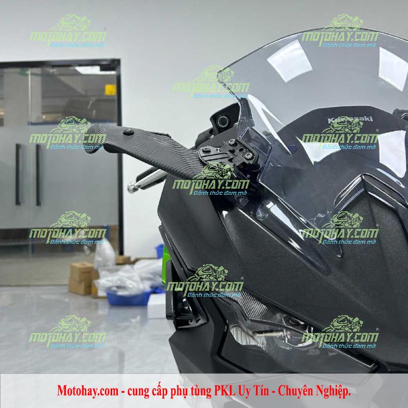 Cánh gió độ gắn gương chiếu hậu Ninja500