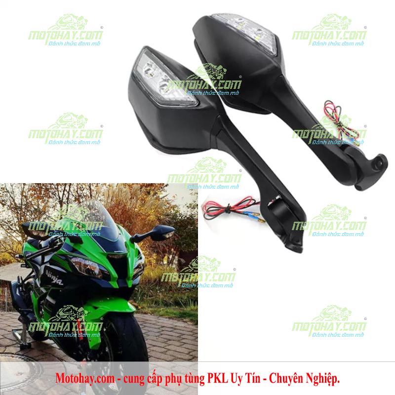 Gương chiếu hậu tích hợp xi nhan cho Ninja Zx10r