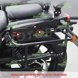 Thùng hông nhựa kèm baga Motobox cho Eliminator 500